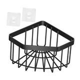 Maxbell Sink Sponge Holder Dish Cloth Hanger Portable Drain Rack Versatile Organizer Black