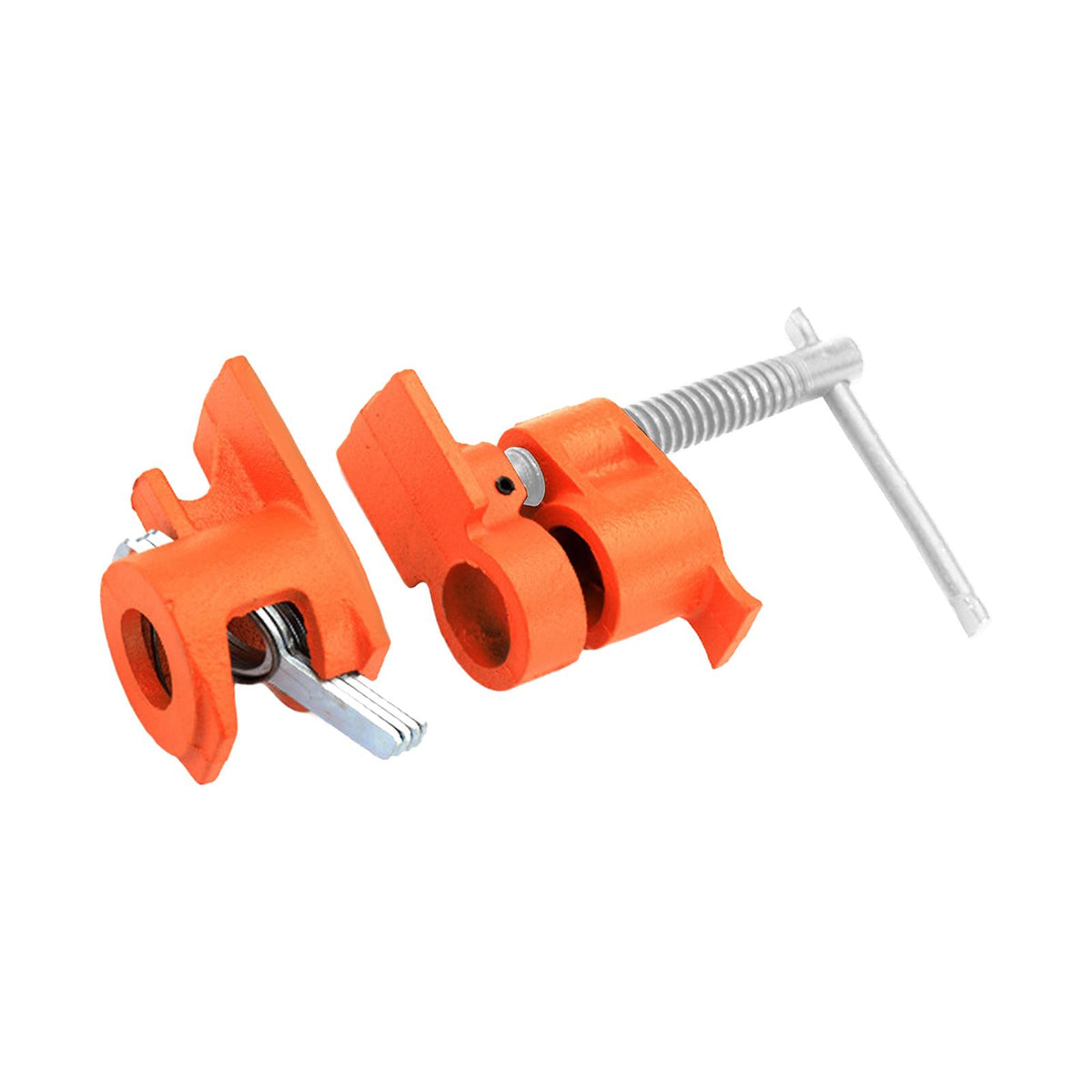 Wood Gluing Pipe Clamp Set Pipe Clamps for DIY Projects Workshop Woodworking 0.5inch