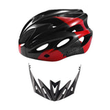 Bike Helmet Breathable Adjustable Bicycle Helmet for Biking Riding Bicycling Red