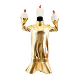Maxbell Candlelight Dinner Theme Costume Festival Dress up Masquerade Cosplay Outfit Candle Shape