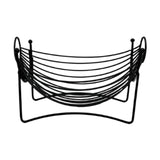 Maxbell Iron Fruit Basket Serving Tray Countertop Kitchen Counter Fruit Display Bowl black