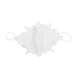 Maxbell Lace Face Cover Fast Dry Portable Summer Mask for Cycling Traveling Climbing White