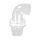 Maxbell Aquarium Hose Adapter Acrylic Secure Connection Multipurpose Aquarium Joint 20mm Elbow