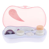 Maxbell Maxbell Electric Face Wash Instrument Facial Cleaning Brush Massager Scrubber Purple