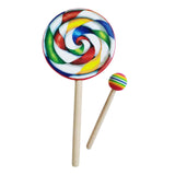 Maxbell Wooden Hand Drum Kids Music Toy Handheld Percussion Instrument Toys for Home