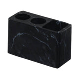 Maxbell Toothbrush Organizer 3 Slots Bath Accessory for Stationery Toothpaste Shower Black