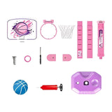 Kids Basketball Hoop Family Game Backyard Outside Toys Interaction Game Toys Pink