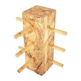 Maxbell Wood Glass Display Holder Stable Eyewear Holder for Countertop Dresser Malls 3 Tier