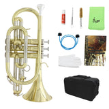 Maxbell BB Trumpet Cleaning Kit Musical Instrument with Hard Case for Student Adults