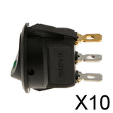 Maxbell 10x12V Front Rocker Wireless Parking Sensor Switch Button Kits For Car Rv