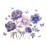 Maxbell Flower Butterfly Wall Sticker Decal Party Office Restroom Door PVC Wallpaper