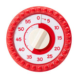 Maxbell Visual Timer Stylish 60 Minute Countdown Timer for Kitchen Housework  Red