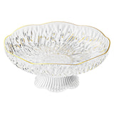 Decorative Pedestal Bowl Decoration for Living Room Party Kitchen Countertop White