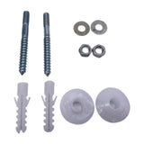Maxbell Bathrooms Fitting Kit Screw Bolts Professional Fixtures Universal Wall Mount 0.8cmx7.8cm