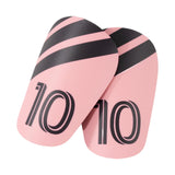 Maxbell Maxbell 1 Pair Soccer Shin Guards Exercise Training Protective Pads for Men Kid Girl pink black and XS
