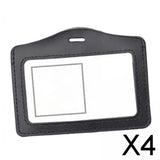 Maxbell 4xID Badge Holder with Neck Lanyard Multipurpose Badge Holder for Shop School