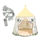 Maxbell Kids Play Tent Portable Teepee Castle Tent for Daycare Playgrounds Barbecues