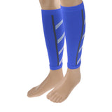 Maxbell Maxbell Unisex Running Athletics Compression Sleeves Calf Leg Shin Splints Blue