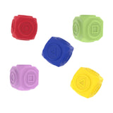 Maxbell 5x Silicone Gonggi Stones Toy Set Cute Travel Game Small Sturdy Family Game