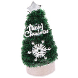 Maxbell 3x1/12 Miniature Christmas Tree Doll House Accessories for Boys Birthday Gifts Silver