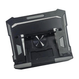 Maxbell Foldable Laptop Stand Nonslip Riser Base for up to 17.3 inch Bedroom Desktop Black