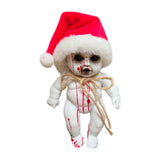 Maxbell Haunted Doll Hanging Creepy Halloween Doll for Home Halloween Indoor Outdoor santa boy large