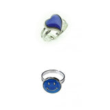 Maxbell 2pcs Magic Heart Mood Band Ring Color Changable Emotion Feeling Adjustable Gift