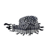 Maxbell Outdoor Arabic Scarf Breathable Desert Keffiyeh for Camping Sports Women Men Black