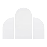 Maxbell 3Pcs Arch Backdrop Covers New Year Reception Anniversary Wedding Arch Covers White