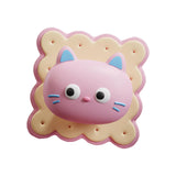 Maxbell Door Handle Stopper Lovely Shape Soft Door Stop for Home Dining Refrigerator pink