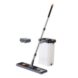 Maxbell Mop and Bucket with Wringer Set Flat Mop for Hardwood Tile Wall