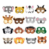 Maxbell 16Pcs Animal Face Mask Decorations for Masquerade Boys Girls Farmhouse Theme