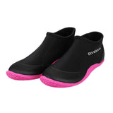 Maxbell Maxbell Neoprene 3mm Wetsuit Boots Shoes Rubber Sole Kayak Surf Diving Snorkeling Black Pink 39