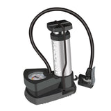 Maxbell High Pressure Bike Foot Pump Aluminum Alloy Bicycle Floor Air Pump Gauge Silver - Aladdin Shoppers