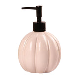 Maxbell Halloween Pumpkin Soap Dispenser Hand Lotion Bottle for Countertop Dorm Home Pink and Black