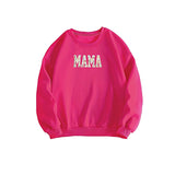 Maxbell Maxbell Women's Sweatshirt Winter Trendy Cute Clothes for Fishing Travel Home Office XL Rose Pink