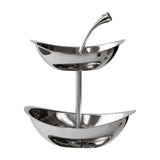 Maxbell Fruit Basket Multifunctional Fruit Storage Stand for Countertop Kitchen Home Double Layer