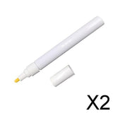 Maxbell 2xPaint Pen Premium Accessories Empty Marker Professional Graffiti for Worker Round head