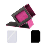 Maxbell Trading Card Box Baseball Cards Protector Sturdy Container Display Organizer Purple