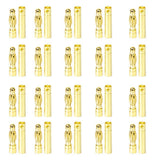 Maxbell 20 Pairs 4mm Gold-plated Banana Plug Motor Electronic Connector