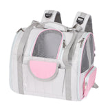 Maxbell Cat Carrier Backpack Breathable Travel Dogs Bag for Walking Camping Traveling pink