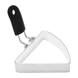 Maxbell Fried Egg Ring with Handle for Breakfast Sandwich Reusable Egg Cooking Mould 10x9.6cm