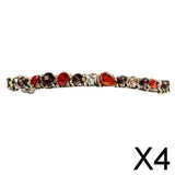 Maxbell 4xHair Accessories Barrette Clips Hairpin Charm Crystal Hairwear  Red