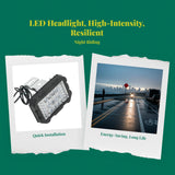Motorcycle light-emitting diode Headlight, Waterproof, extremely Bright, Universal Fitment 72 beads Light Only
