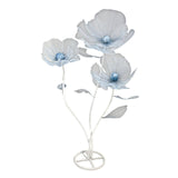 Maxbell Giant Artificial Flower Backdrop Wedding Decoration for Home Outdoor Mariage Gradient Blue
