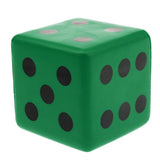 Maxbell Sponge Dice Foam Dot Dice Playing Dice for Math Teaching Vent Toy Green - Aladdin Shoppers