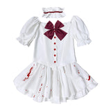 Maxbell Halloween Maid Costume Party Role Play Bloody Outfit Cosplay Accessories Set S