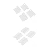 Maxbell 8pcs 6/8mm Aquarium Fish Tank Glass Cover Acrylic Clips Clamps Support Holders