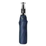 Maxbell Compact Travel Umbrella Foldable Sturdy Lightweight Windproof Diameter 107cm Dark Blue