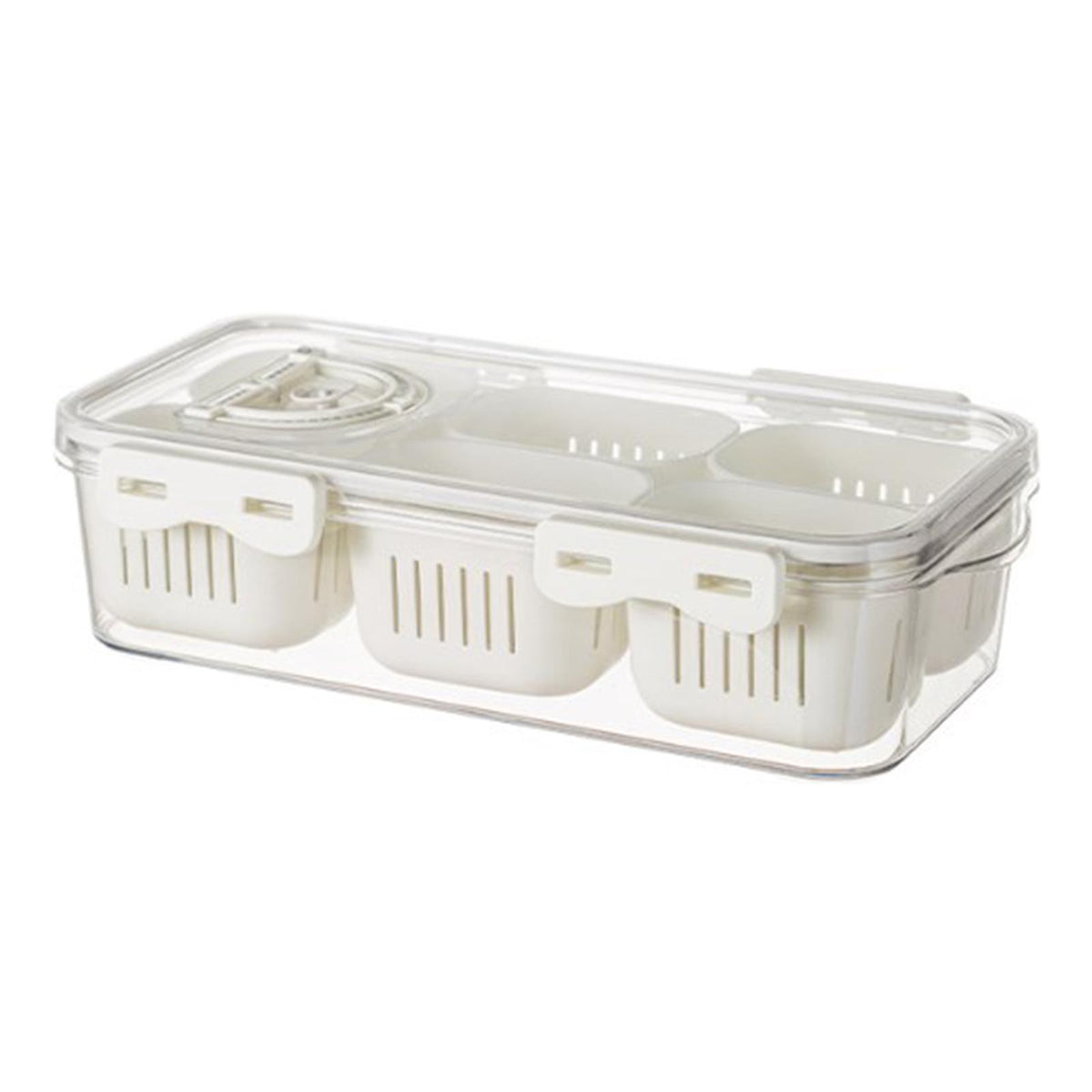 Maxbell Maxbell Fridge Organizer Bin 6in1 Refrigerator Food Fresh Box for Garlic Nuts Fruits